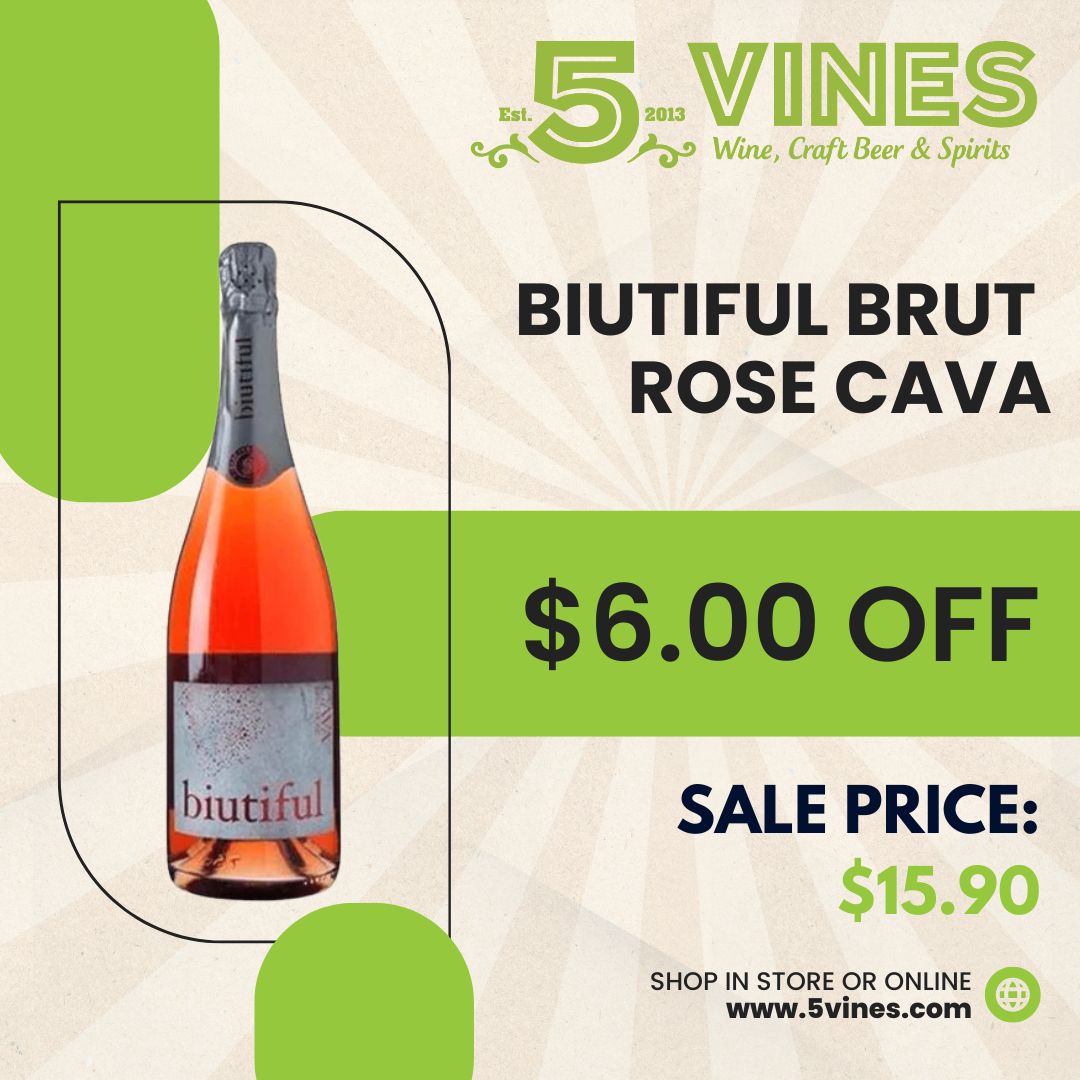 Biutiful Brut Rose Cava