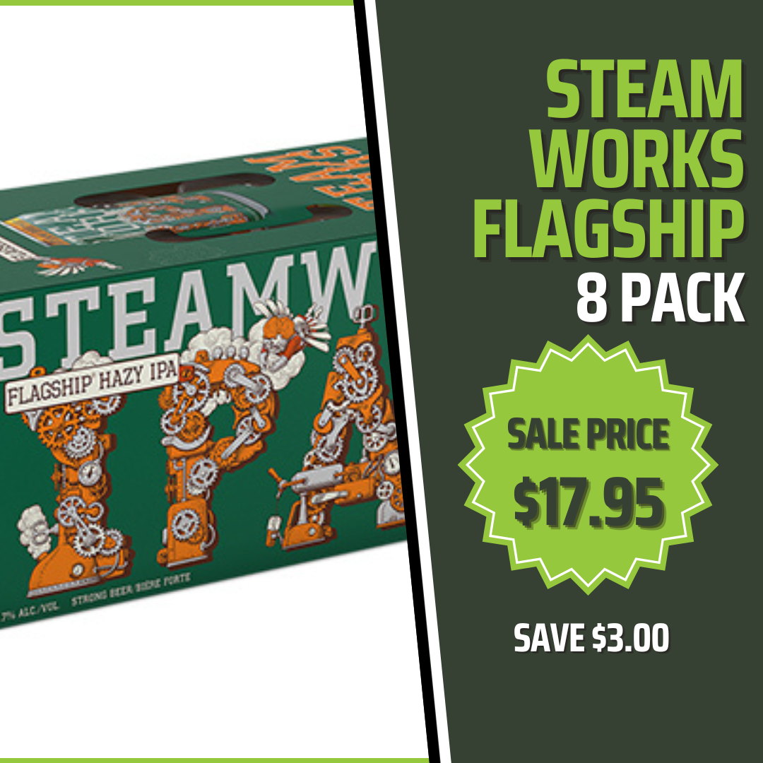 Steamworks Flagship IPA 8 pack