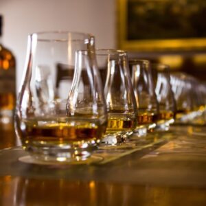 Selection of whiskies