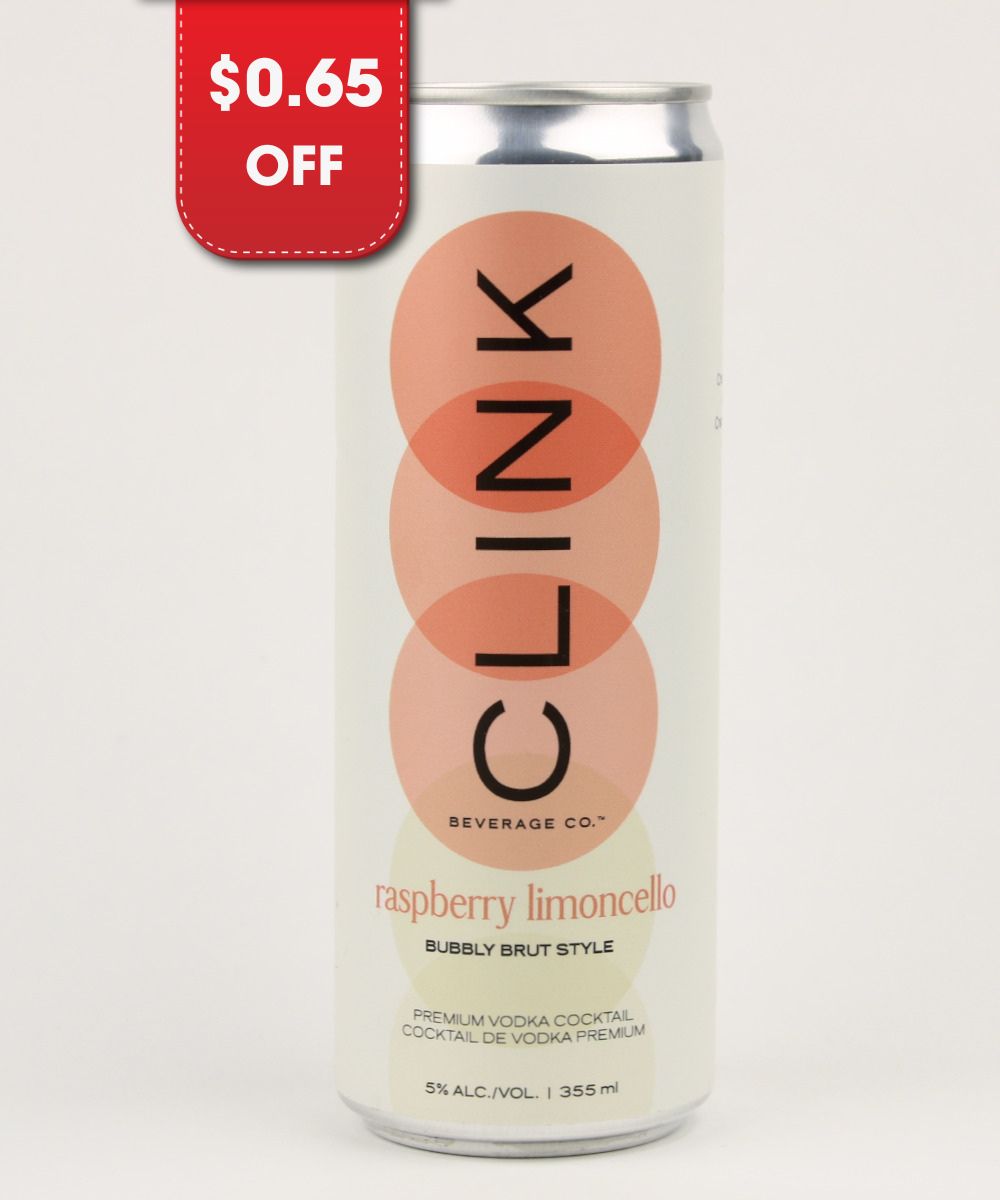 Clink Mocktail Rasp Limoncello 355ml