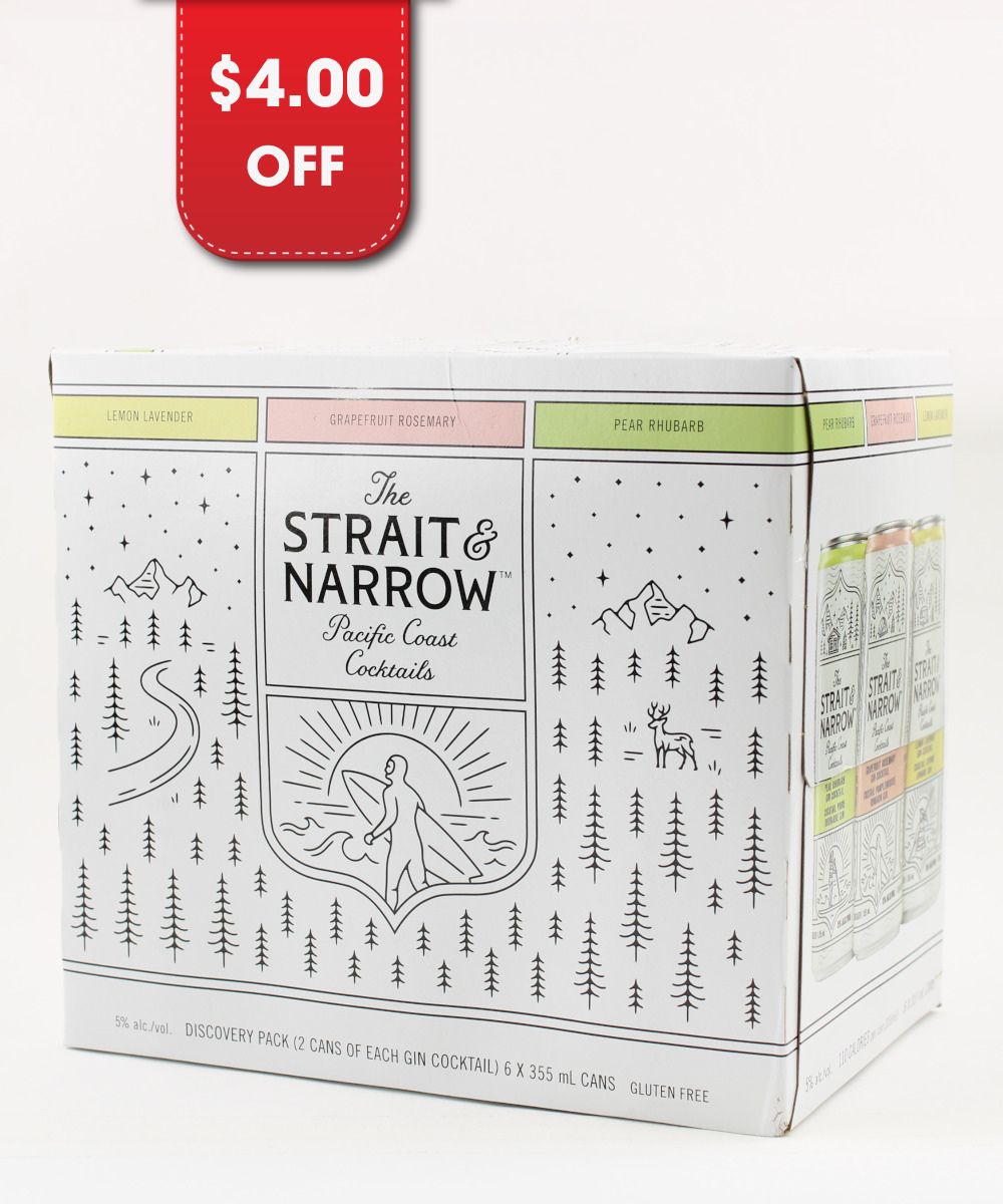 Strait & Narrow Gin Mix 6pk