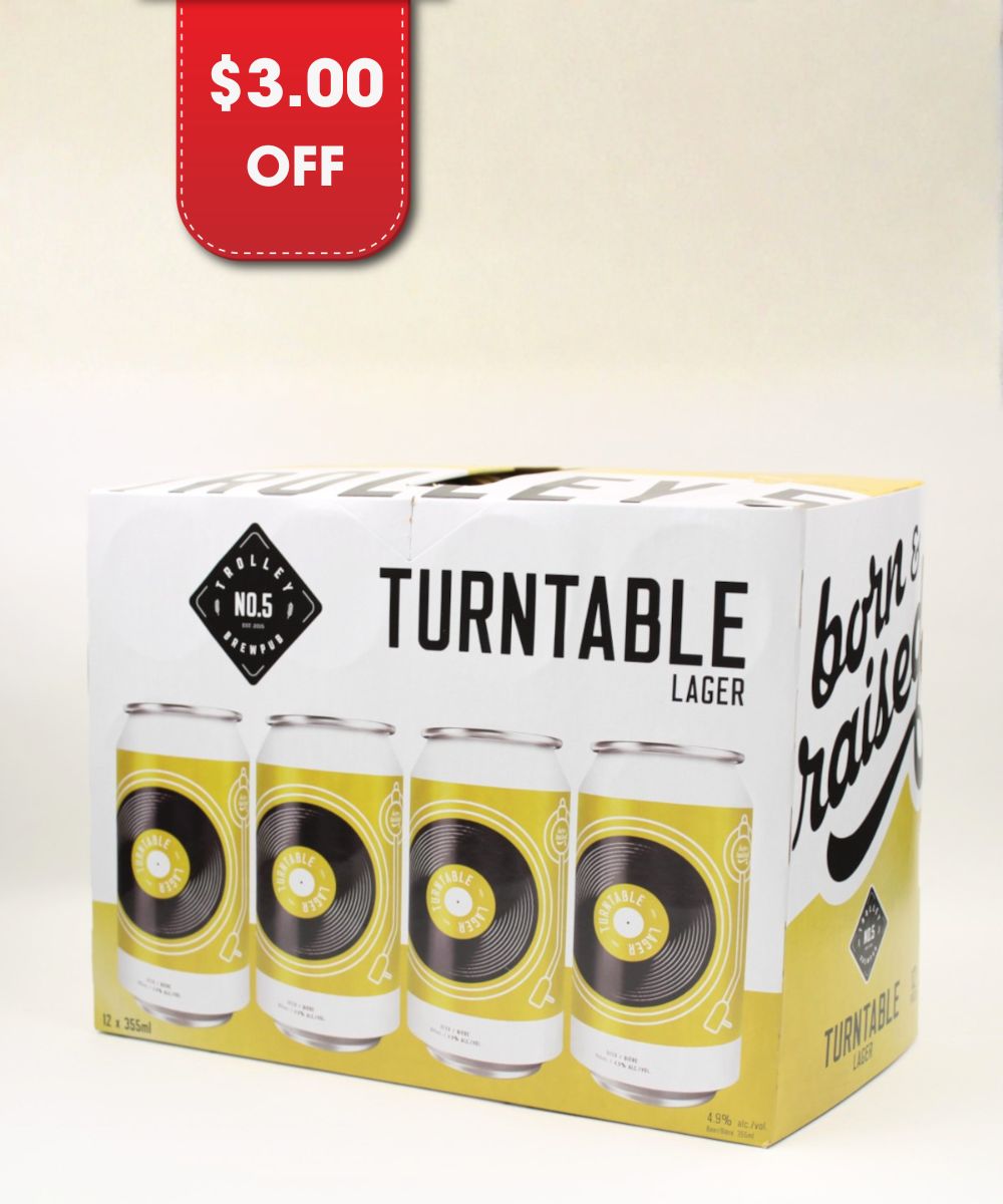 Trolley 5 Turntable 12pk